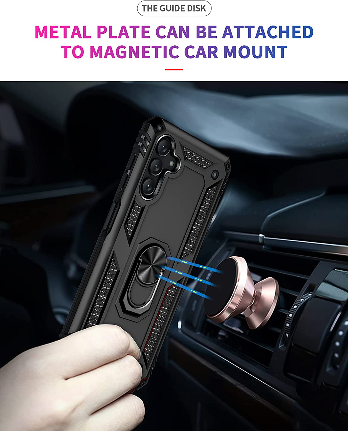Hybrid Ring Case for Samsung Galaxy A24 4G / A25 5G Hybrid Ring Case for Samsung Galaxy A24 4G / A25 5G
